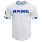 NFL LOS ANGELES RAMS CLASSIC CHENILLE T-SHIRT (BLANC)
