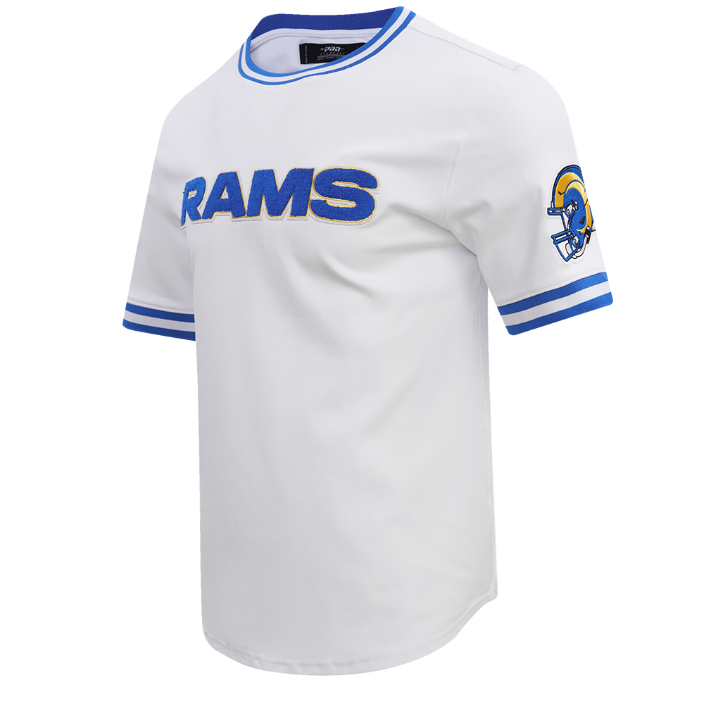 NFL LOS ANGELES RAMS CLASSIC CHENILLE T-SHIRT (BLANC)