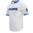 NFL LOS ANGELES RAMS CLASSIC CHENILLE T-SHIRT (BLANC)
