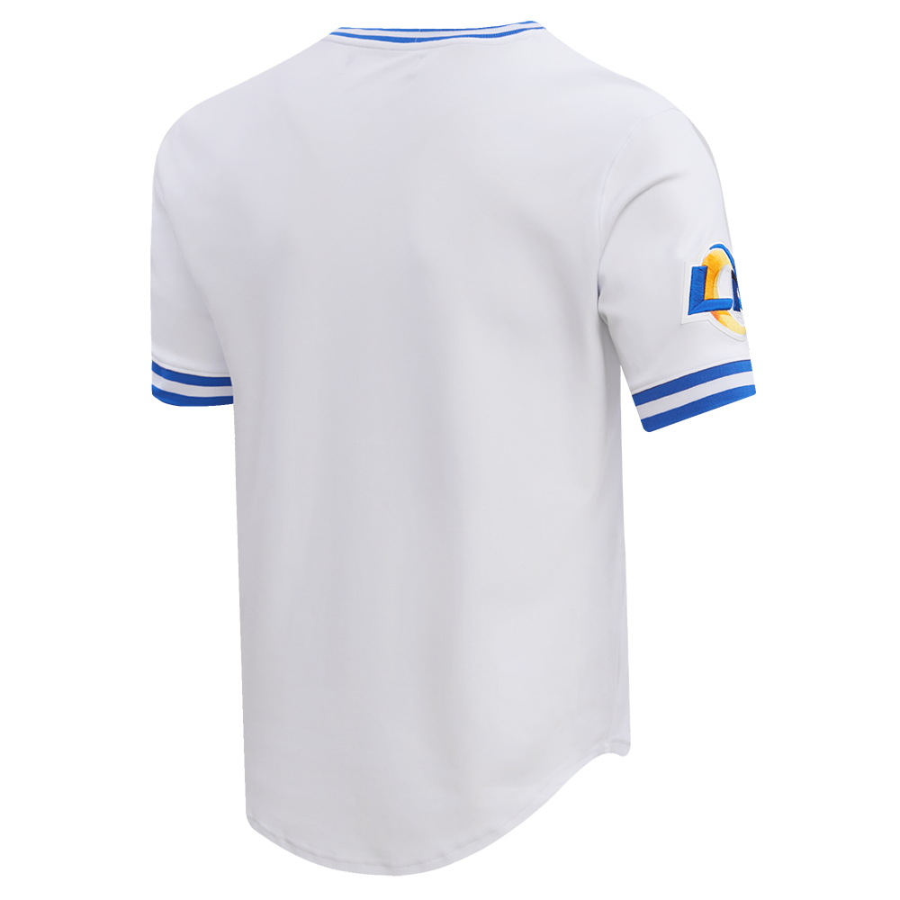 NFL LOS ANGELES RAMS CLASSIC CHENILLE T-SHIRT (BLANC)