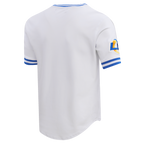 NFL LOS ANGELES RAMS CLASSIC CHENILLE T-SHIRT (BLANC)