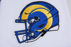 NFL LOS ANGELES RAMS CLASSIC CHENILLE T-SHIRT (BLANC)