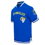 NFL LOS ANGELES RAMS CLASSIC MEN'S WARM UP JACKET (ROYAL BLUE)