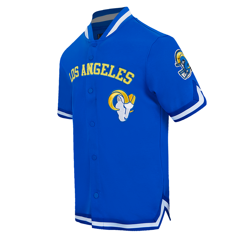 NFL LOS ANGELES RAMS CLASSIC MEN'S WARM UP JACKET (ROYAL BLUE)