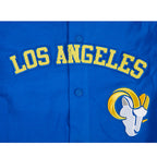 NFL LOS ANGELES RAMS CLASSIC MEN'S WARM UP JACKET (ROYAL BLUE)