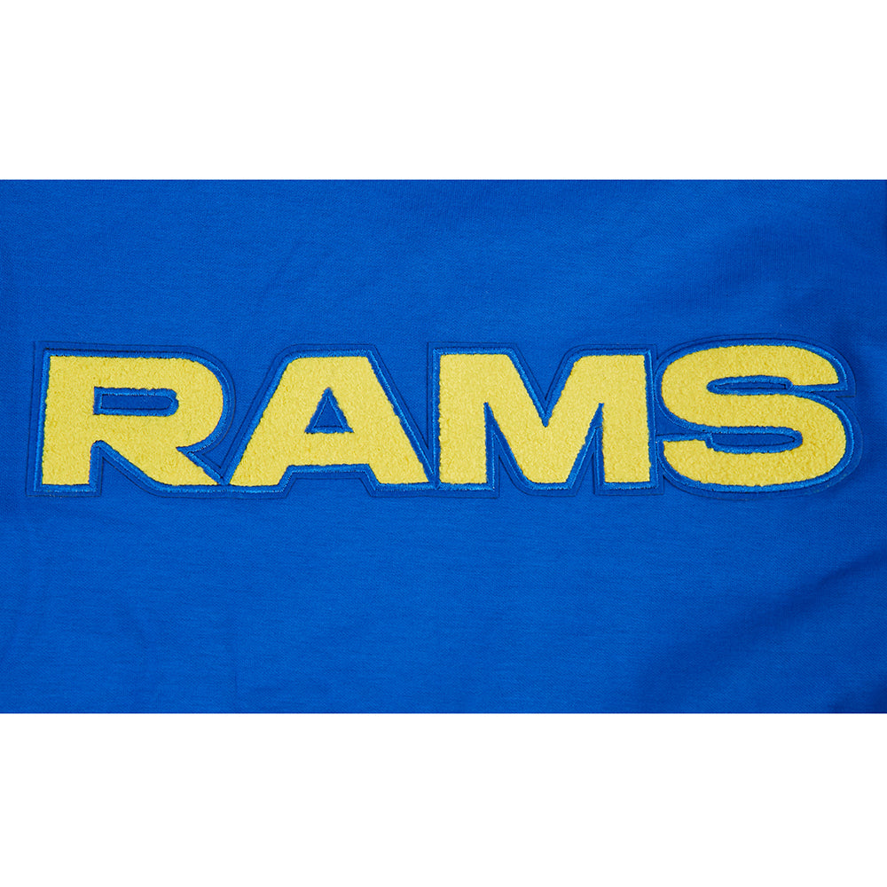 NFL LOS ANGELES RAMS CLASSIC MEN'S WARM UP JACKET (ROYAL BLUE)