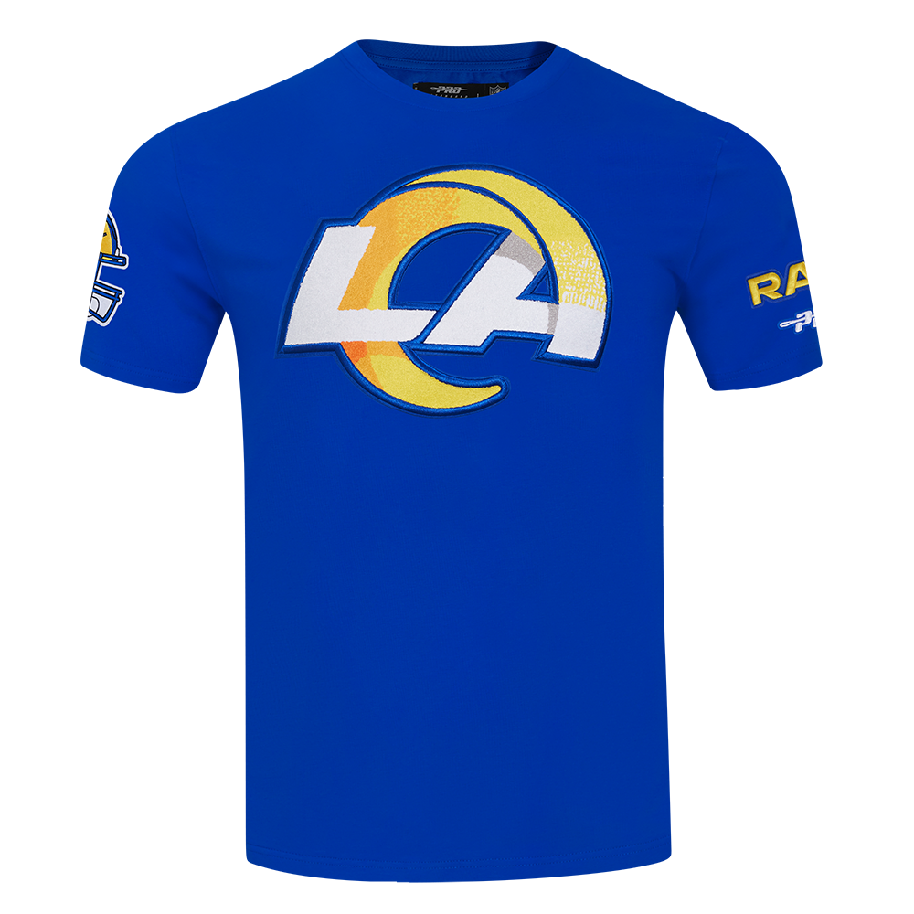 NFL LOS ANGELES RAMS T-SHIRT MASHUP POUR HOMME (BLEU ROYAL)