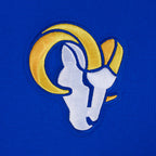 NFL LOS ANGELES RAMS WINGSPAN T-SHIRT EN JERSEY DE COTON À ÉPAULES TOMBANTES POUR HOMME (BLEU ROYAL)