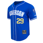NFL LOS ANGELES RAMS ERIC DICKERSON #29 MESH CHEMISE BOUTONNÉE POUR HOMME (BLEU ROYAL)