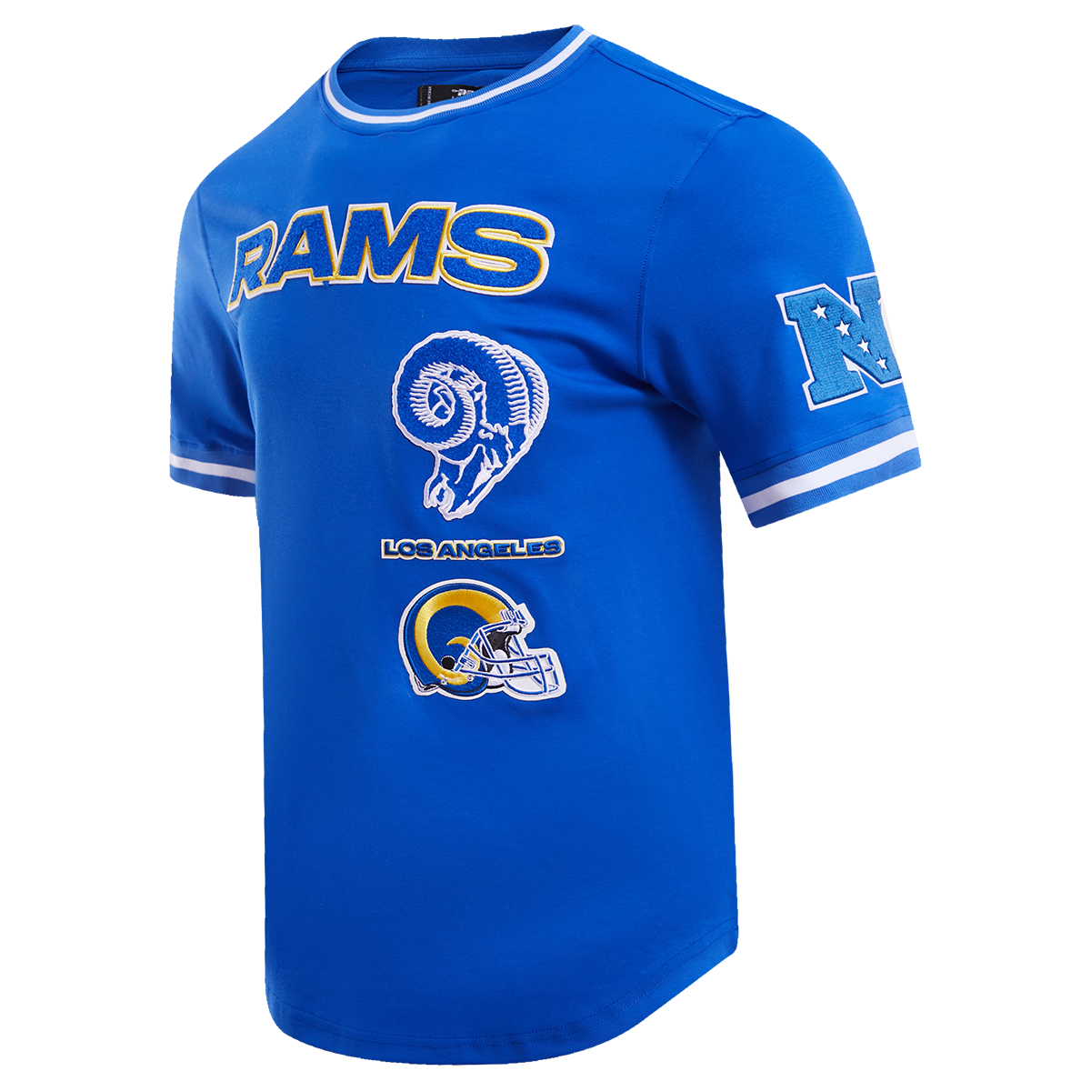NFL LOS ANGELES RAMS RETRO CLASSIC MEN'S TEE (ROYAL BLUE)