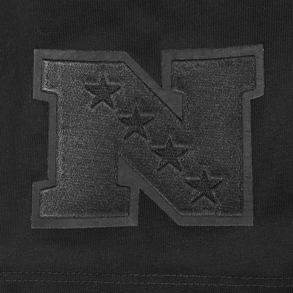 NFL LOS ANGELES RAMS NEUTRAL T-SHIRT EN JERSEY DE COTON À ÉPAULES TOMBANTES POUR HOMME (NOIR)