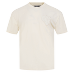 NFL LOS ANGELES RAMS NEUTRAL MEN'S COTTON JERSEY DROP SHOULDER TEE (EGGSHELL)