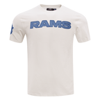 NFL LOS ANGELES RAMS VARSITY BLUES T-SHIRT EN JERSEY SIMPLE POUR HOMME (LIN)