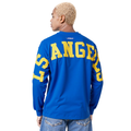 NFL LOS ANGELES RAMS WINGSPAN MEN'S DROP SHOULDER LS TEE (ROYAL BLUE)