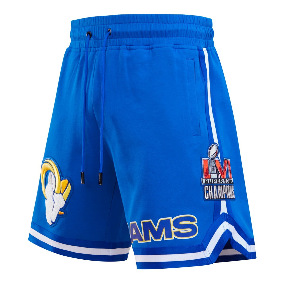 NFL LOS ANGELES RAMS CLASSIC CHENILLE MEN'S SHORT (ROYAL BLUE)