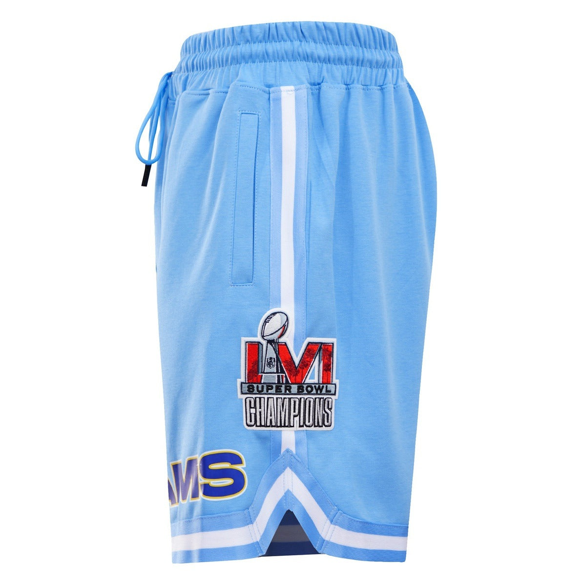 NFL LOS ANGELES RAMS CLASSIC CHENILLE MEN'S SHORT (UNIVERSITY BLUE)