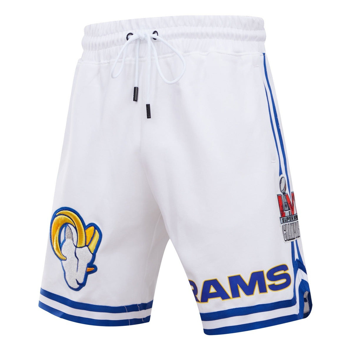 NFL LOS ANGELES RAMS CLASSIC CHENILLE MEN'S SHORT (WHITE)