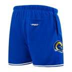 NFL LOS ANGELES RAMS CLASSIC MESH SHORT POUR HOMME (BLEU ROYAL)