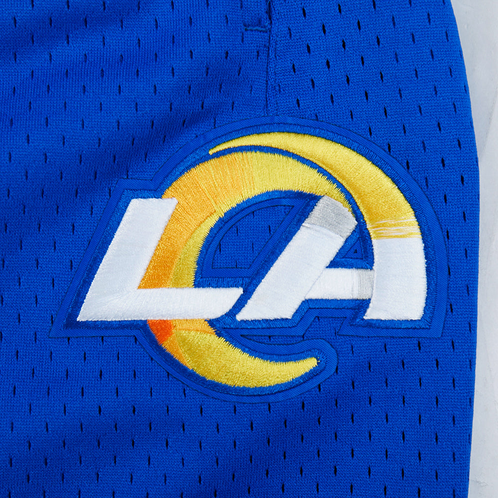 NFL LOS ANGELES RAMS CLASSIC MESH SHORT POUR HOMME (BLEU ROYAL)