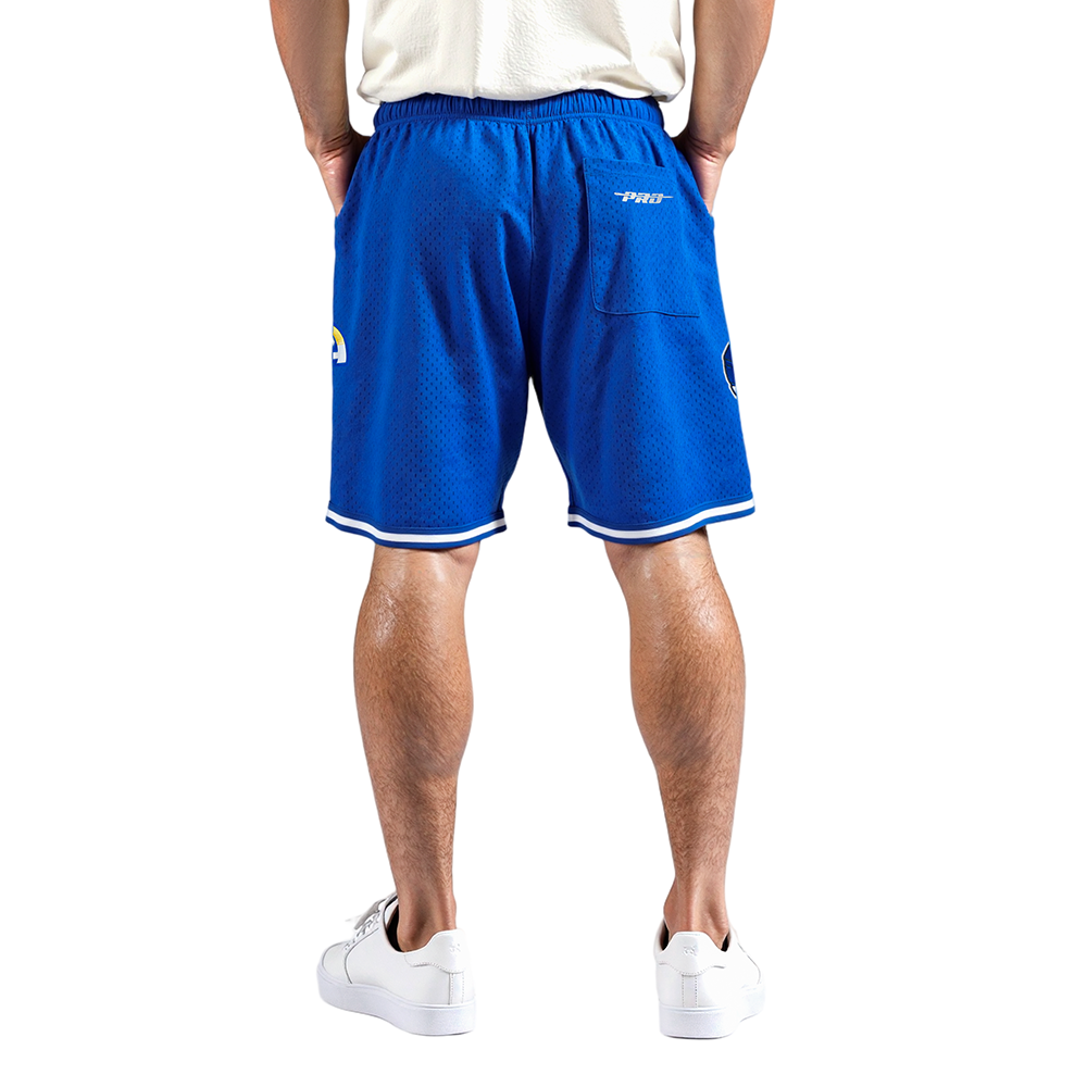 NFL LOS ANGELES RAMS CLASSIC MESH SHORT POUR HOMME (BLEU ROYAL)