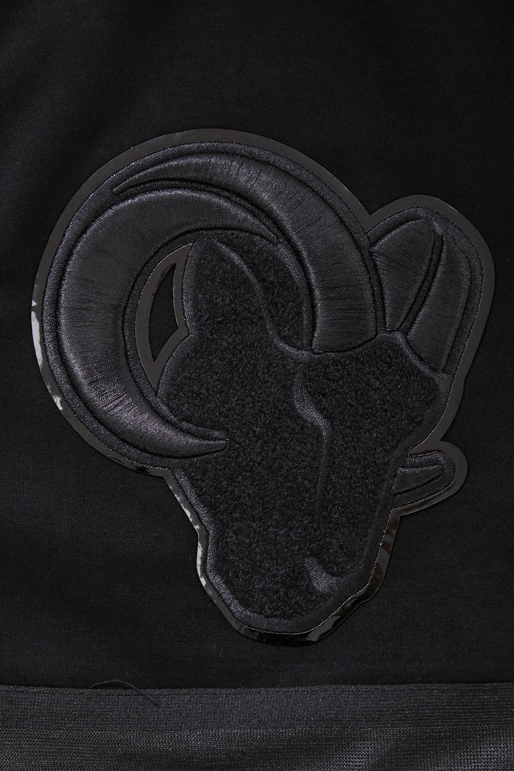 NFL LOS ANGELES RAMS TRIPLE BLACK MEN'S SHORT (TRIPLE BLACK)