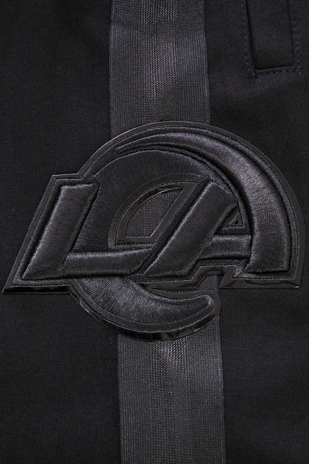 NFL LOS ANGELES RAMS TRIPLE BLACK MEN'S SHORT (TRIPLE BLACK)