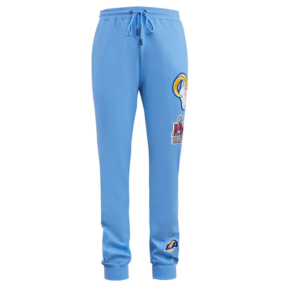 NFL LOS ANGELES RAMS CLASSIC CHENILLE MEN'S JOGGER (UNIVERSITY BLUE)