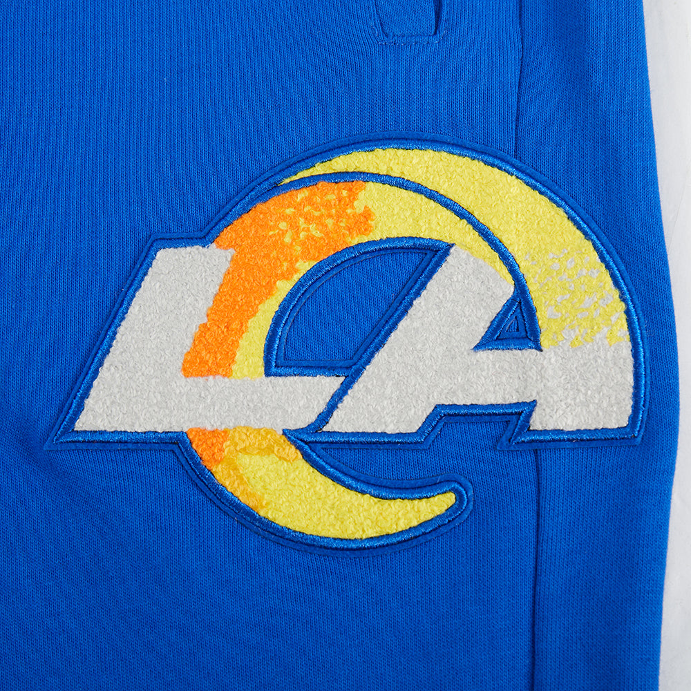 NFL LOS ANGELES RAMS MASHUP MEN'S RIB SWEATPANT (ROYAL BLUE)
