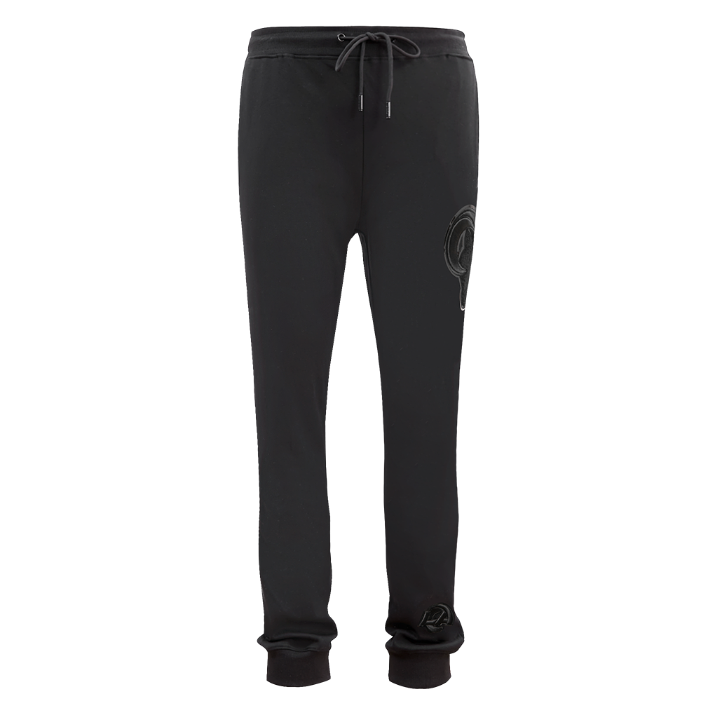 NFL LOS ANGELES RAMS TRIPLE BLACK LOGO MEN'S JOGGER (TRIPLE BLACK)