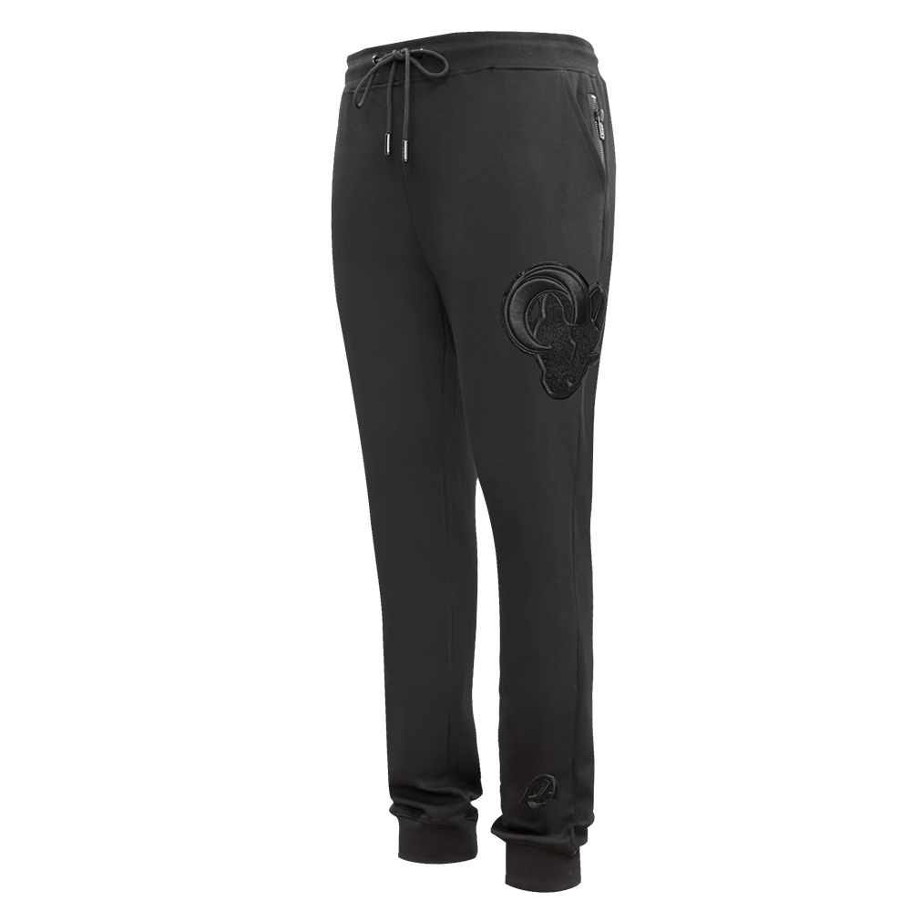NFL LOS ANGELES RAMS TRIPLE BLACK LOGO MEN'S JOGGER (TRIPLE BLACK)