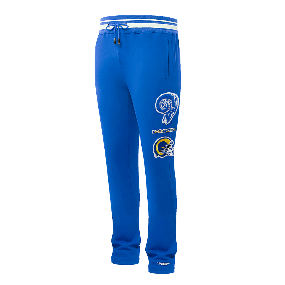 NFL LOS ANGELES RAMS RETRO CLASSIC PANTALON OUATÉ POUR HOMME (BLEU ROYAL)