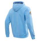 NFL LOS ANGELES RAMS CLASSIC CHENILLE DOUBLE KNIT FULL ZIP HOODIE (UNIVERSITY BLUE)