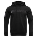 NFL LOS ANGELES RAMS TRIPLE BLACK CHANDAIL À CAPUCHON POUR HOMME (TRIPLE NOIR)