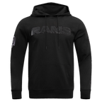 NFL LOS ANGELES RAMS TRIPLE BLACK CHANDAIL À CAPUCHON POUR HOMME (TRIPLE NOIR)