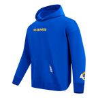 NFL LOS ANGELES RAMS WINGSPAN MEN'S DROP SHOULDER FLC PO HOODIE (ROYAL BLUE)