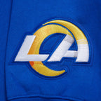 NFL LOS ANGELES RAMS WINGSPAN MEN'S DROP SHOULDER FLC PO HOODIE (ROYAL BLUE)