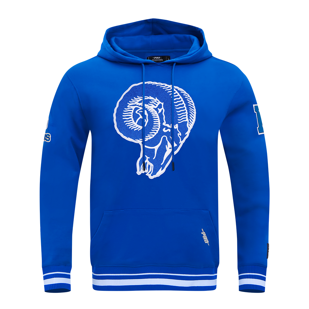 NFL LOS ANGELES RAMS RETRO CLASSIC CHANDAIL À CAPUCHON POUR HOMME (BLEU ROYAL)