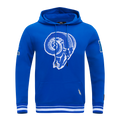 NFL LOS ANGELES RAMS RETRO CLASSIC CHANDAIL À CAPUCHON POUR HOMME (BLEU ROYAL)