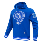 NFL LOS ANGELES RAMS RETRO CLASSIC CHANDAIL À CAPUCHON POUR HOMME (BLEU ROYAL)
