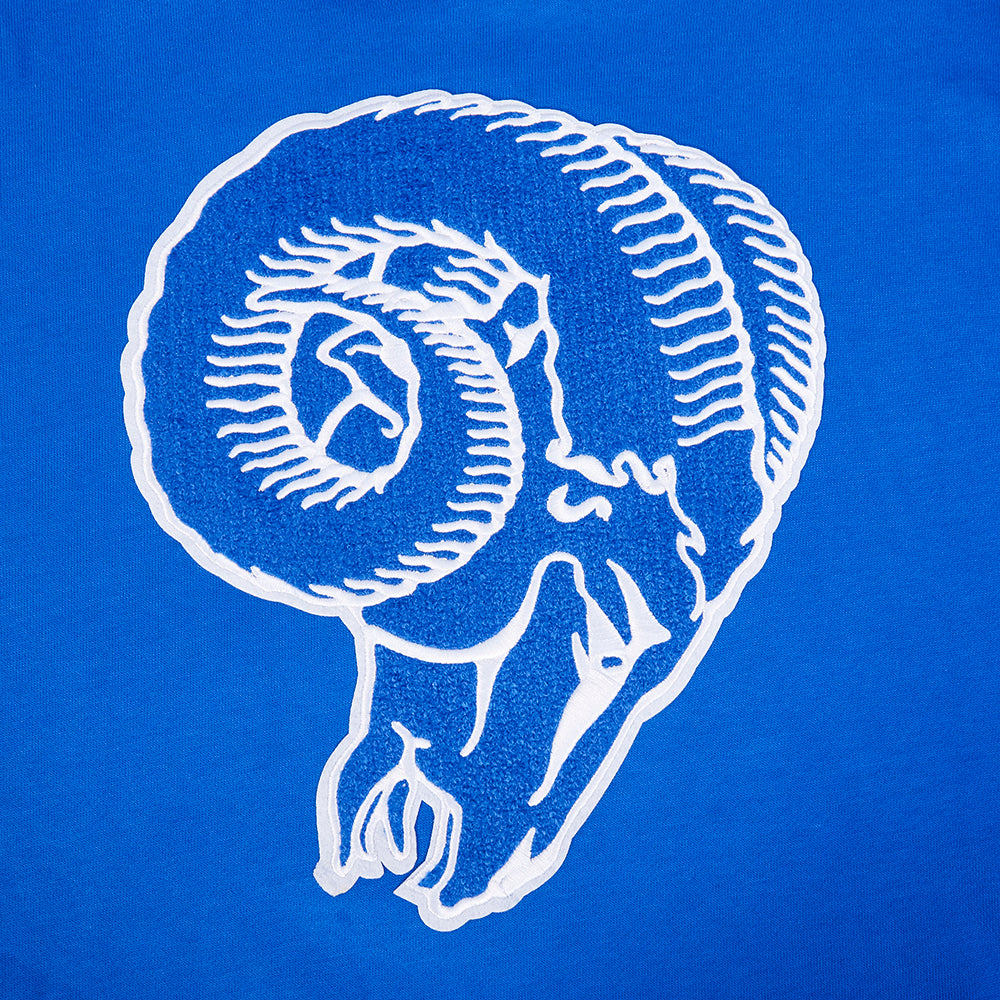 NFL LOS ANGELES RAMS RETRO CLASSIC CHANDAIL À CAPUCHON POUR HOMME (BLEU ROYAL)