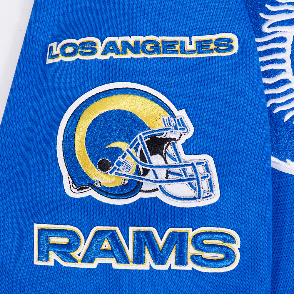 NFL LOS ANGELES RAMS RETRO CLASSIC CHANDAIL À CAPUCHON POUR HOMME (BLEU ROYAL)