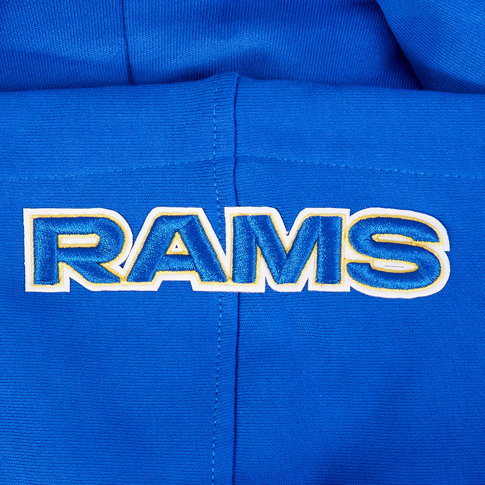 NFL LOS ANGELES RAMS RETRO CLASSIC CHANDAIL À CAPUCHON POUR HOMME (BLEU ROYAL)