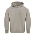 NFL LOS ANGELES RAMS NEUTRAL DROP SHOULDER PO HOODIE (TAUPE)