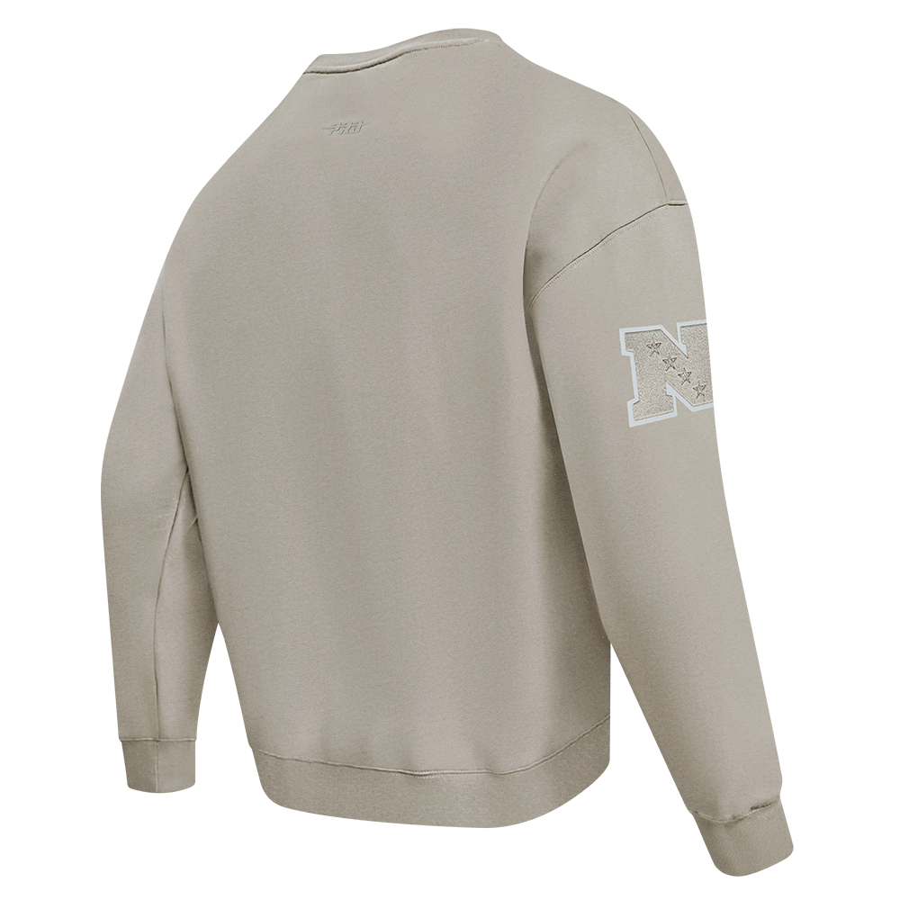 NFL LOS ANGELES RAMS NEUTRAL DROP SHOULDER CREWNECK (TAUPE)