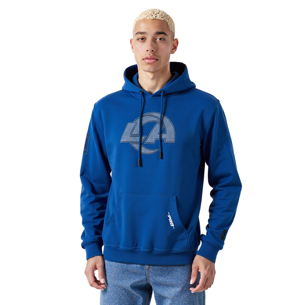NFL LOS ANGELES RAMS VARSITY BLUES CHANDAIL À CAPUCHON EN MOLLETON POUR HOMME (BLEU DODGER)