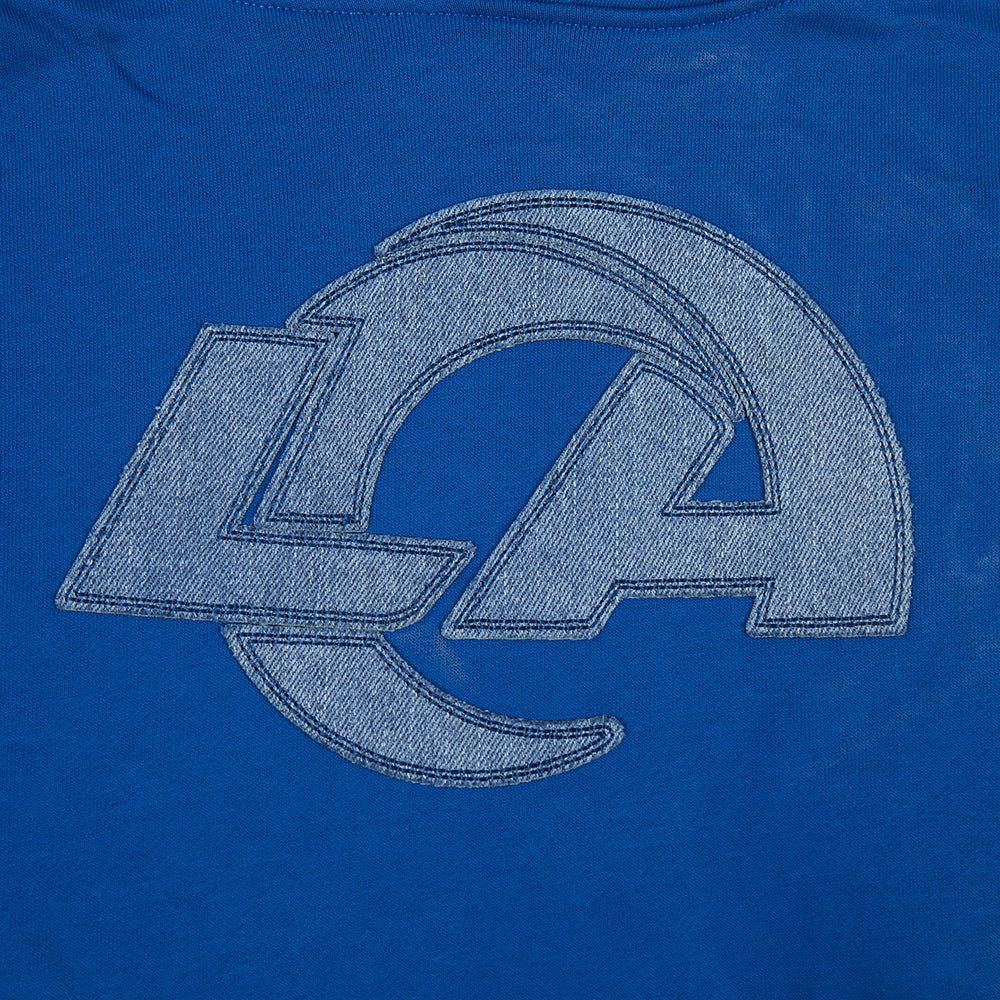 NFL LOS ANGELES RAMS VARSITY BLUES CHANDAIL À CAPUCHON EN MOLLETON POUR HOMME (BLEU DODGER)