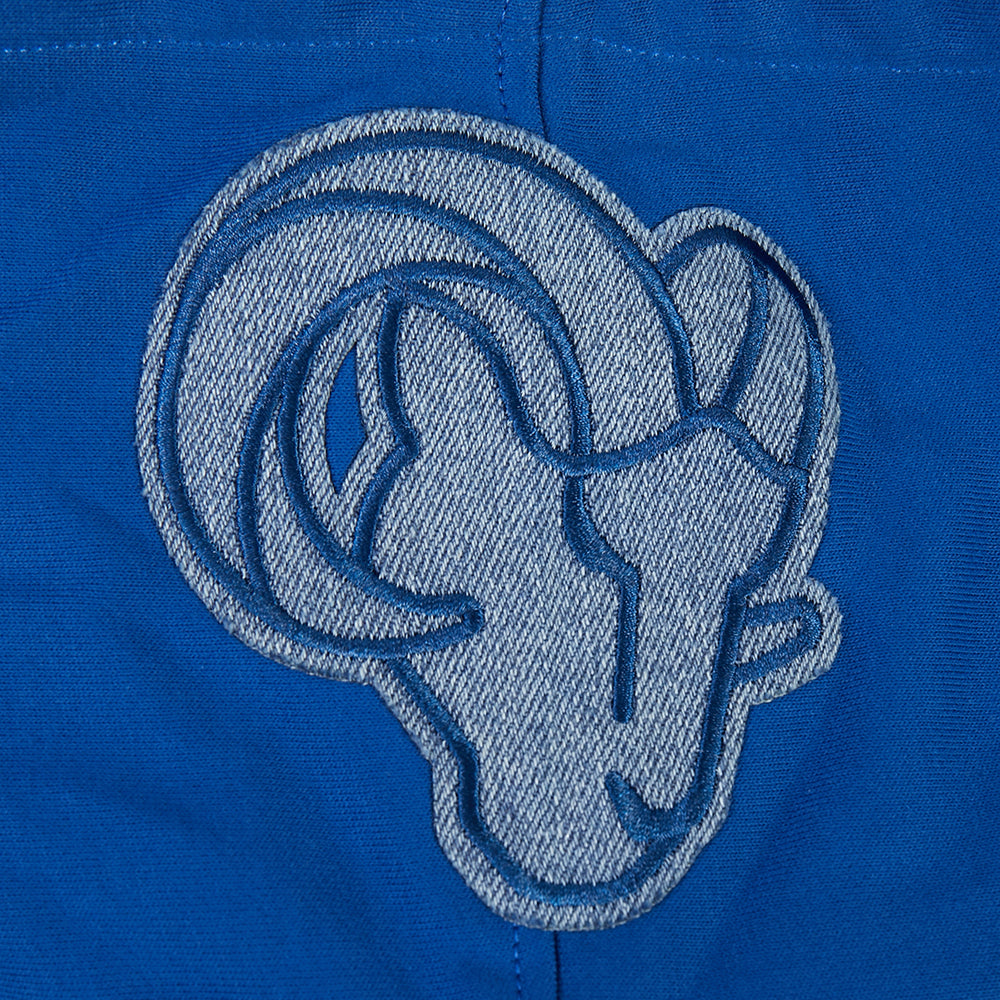 NFL LOS ANGELES RAMS VARSITY BLUES CHANDAIL À CAPUCHON EN MOLLETON POUR HOMME (BLEU DODGER)