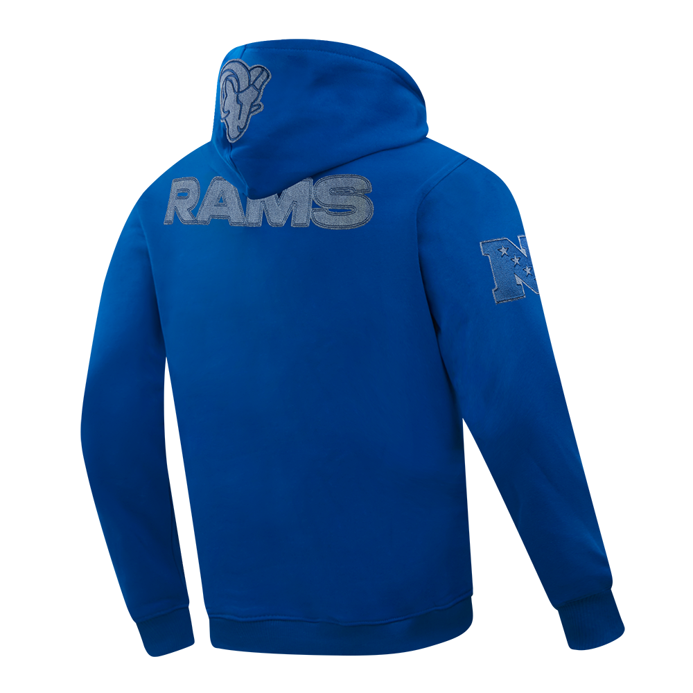 NFL LOS ANGELES RAMS VARSITY BLUES CHANDAIL À CAPUCHON EN MOLLETON POUR HOMME (BLEU DODGER)