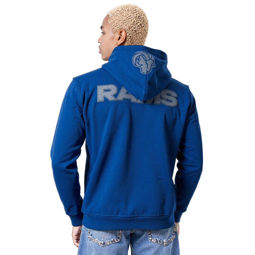 NFL LOS ANGELES RAMS VARSITY BLUES MEN'S FLC PO HOODIE (DODGER BLUE)