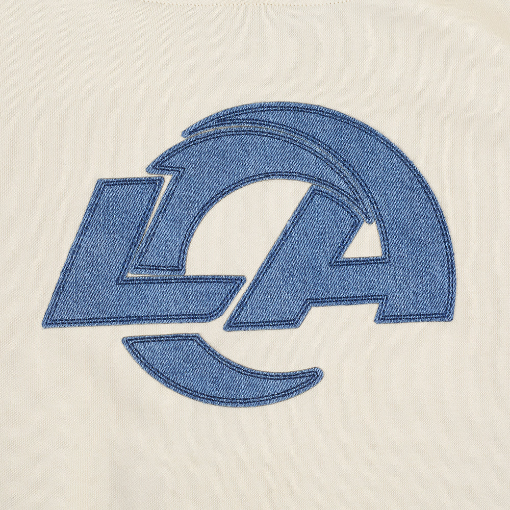 NFL LOS ANGELES RAMS VARSITY BLUES CHANDAIL À CAPUCHON EN MOLLETON POUR HOMME (LIN)